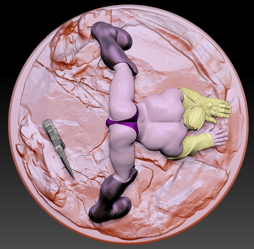 SEXY THANOS 3D print model_4