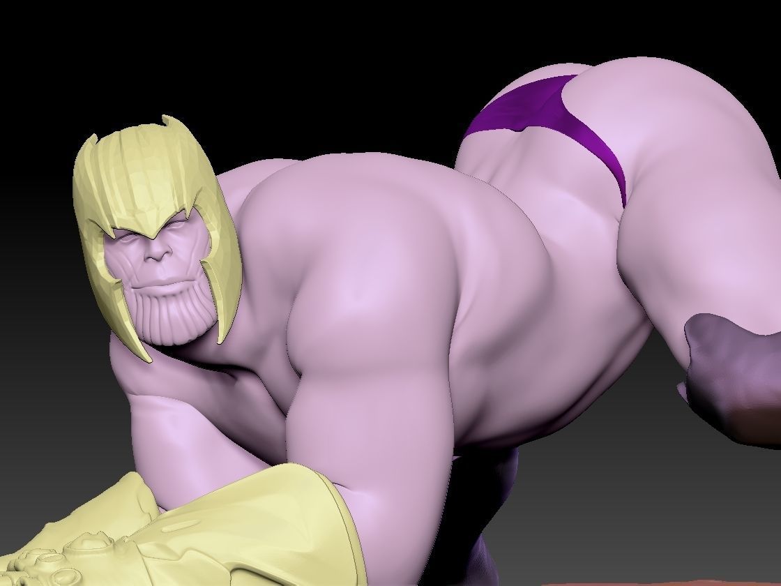 SEXY THANOS 3D print model_1