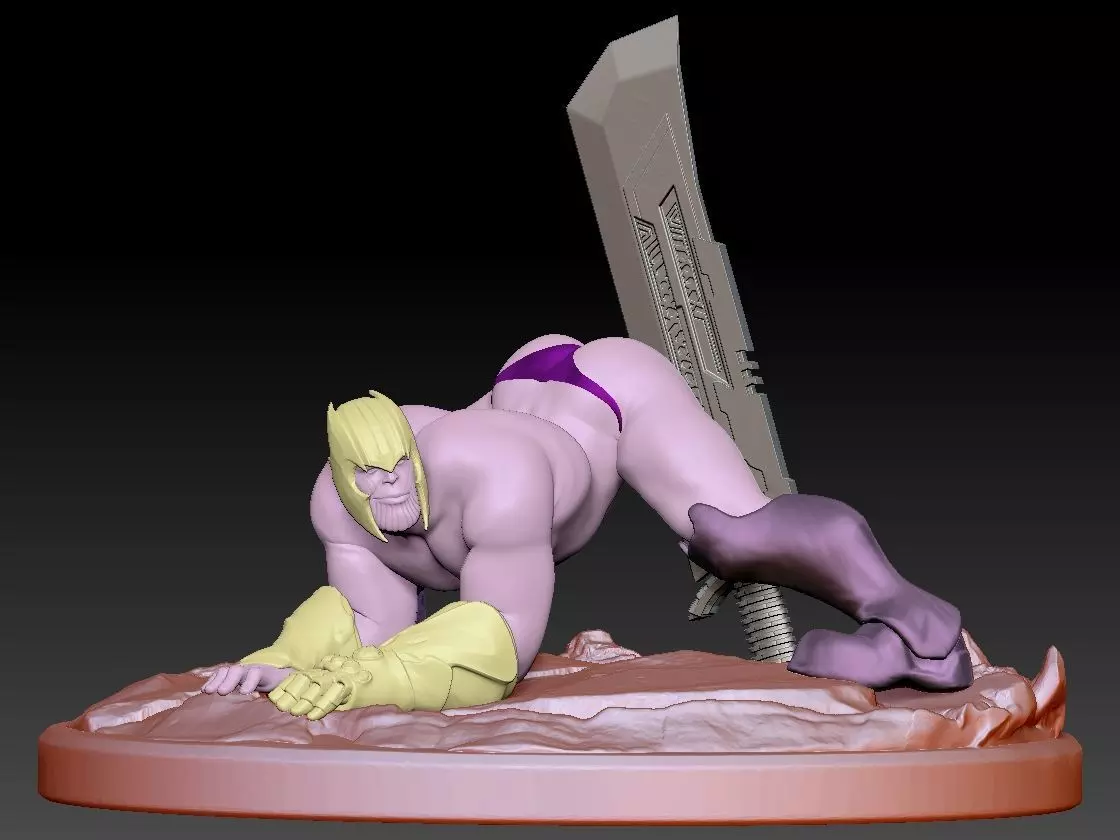 SEXY THANOS 3D print model_0