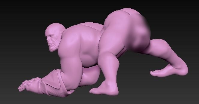 SEXY THANOS 3D print model_5