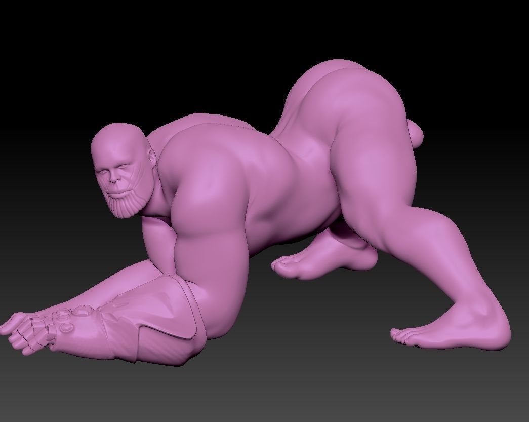 SEXY THANOS 3D print model_6