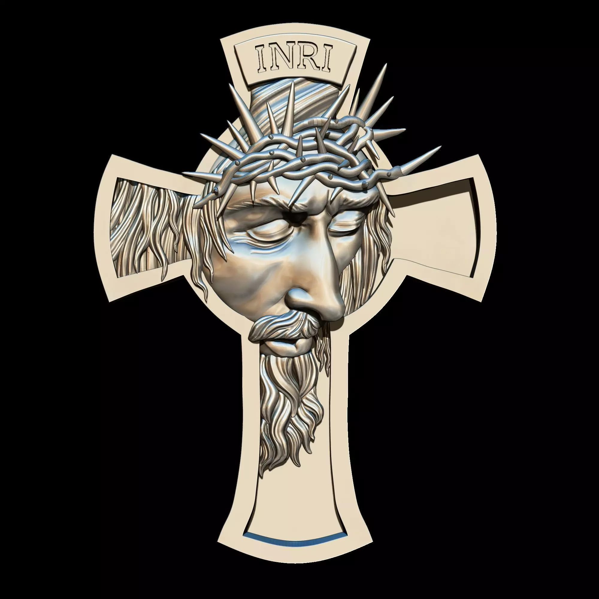 Cruz Jesucristo 3D print model_0