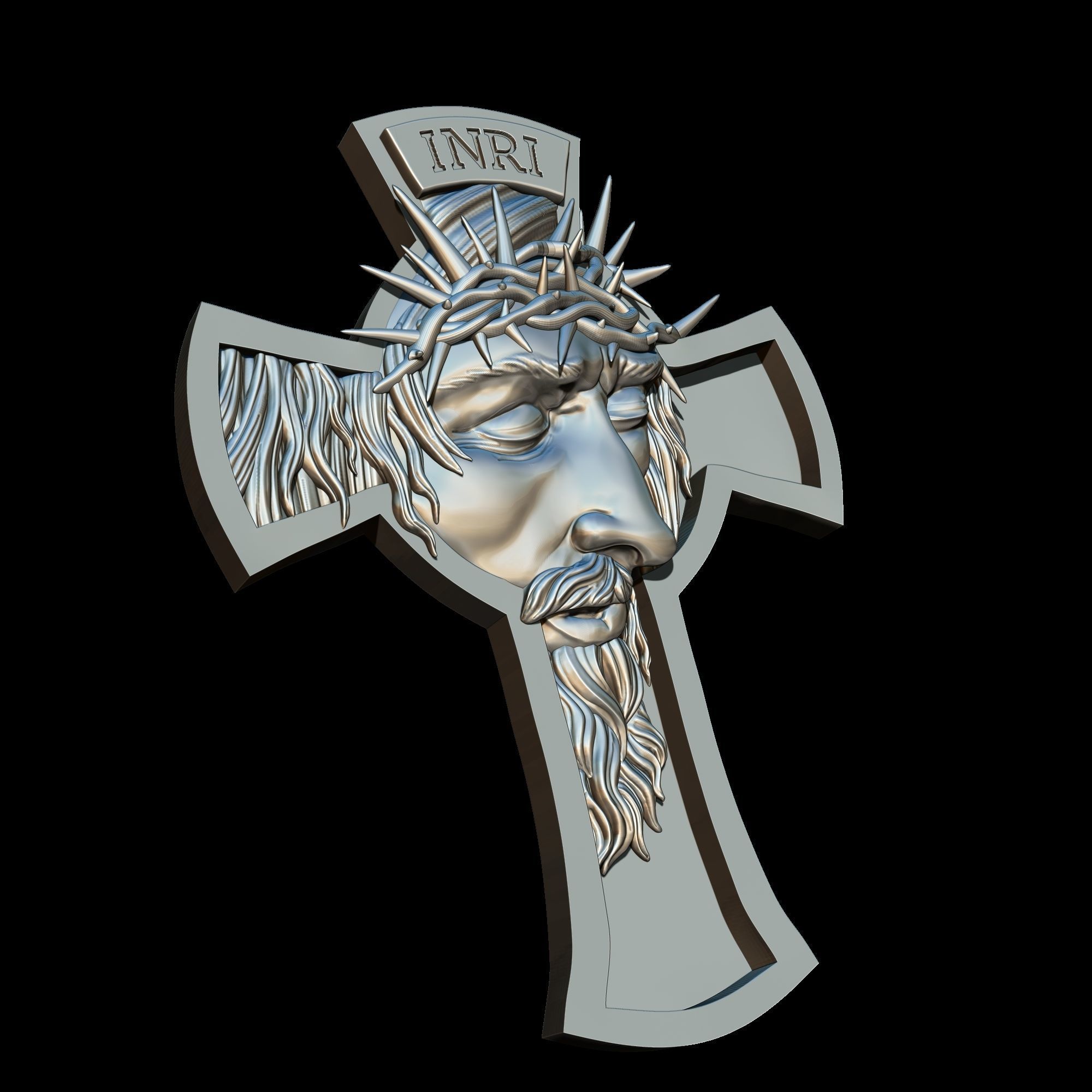 Cruz Jesucristo 3D print model_2