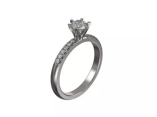 Engagement rings with diamonds 2 versions