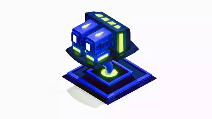 SPACE CANON - LOW POLY