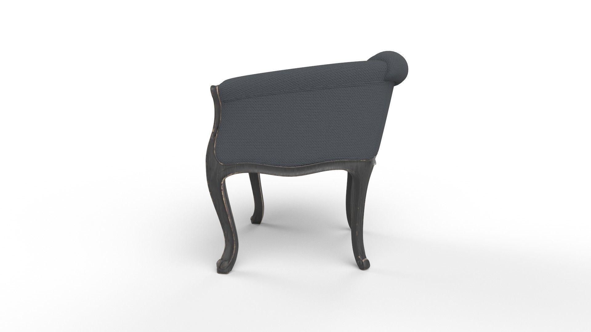 Wooden and leather chair 3D Model Collection_16