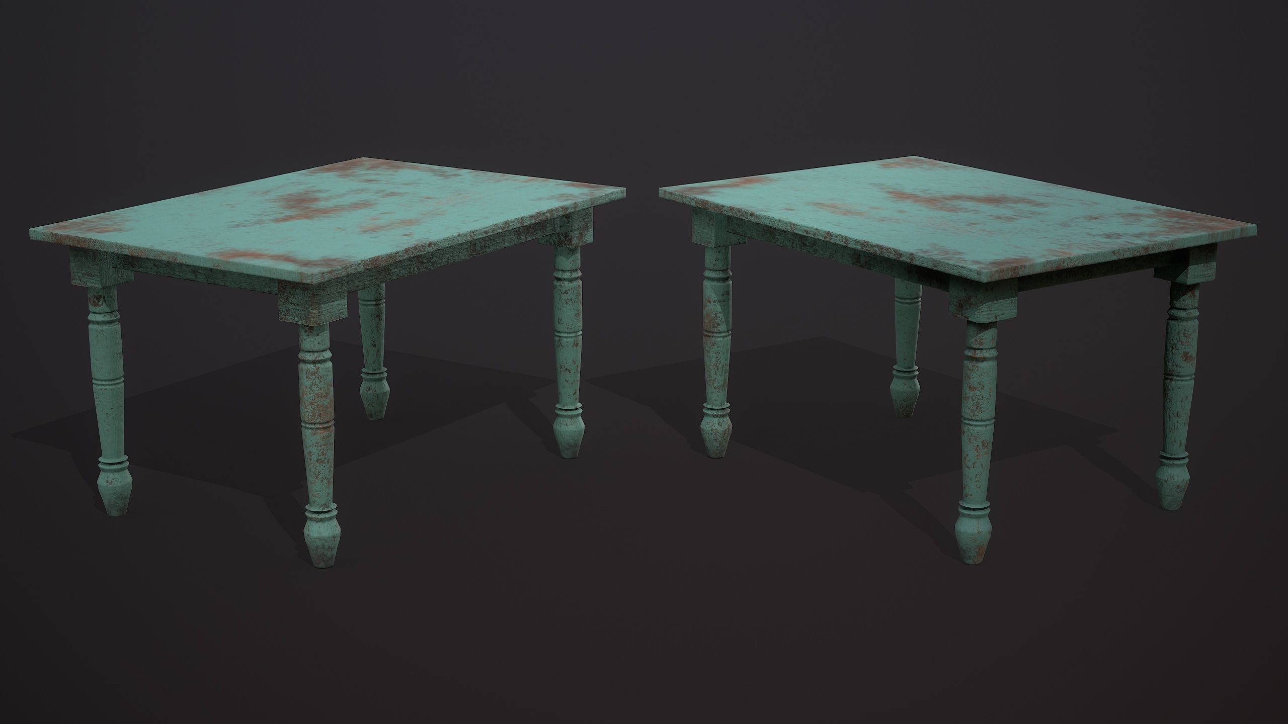 Interior props Low-poly 3D model_7