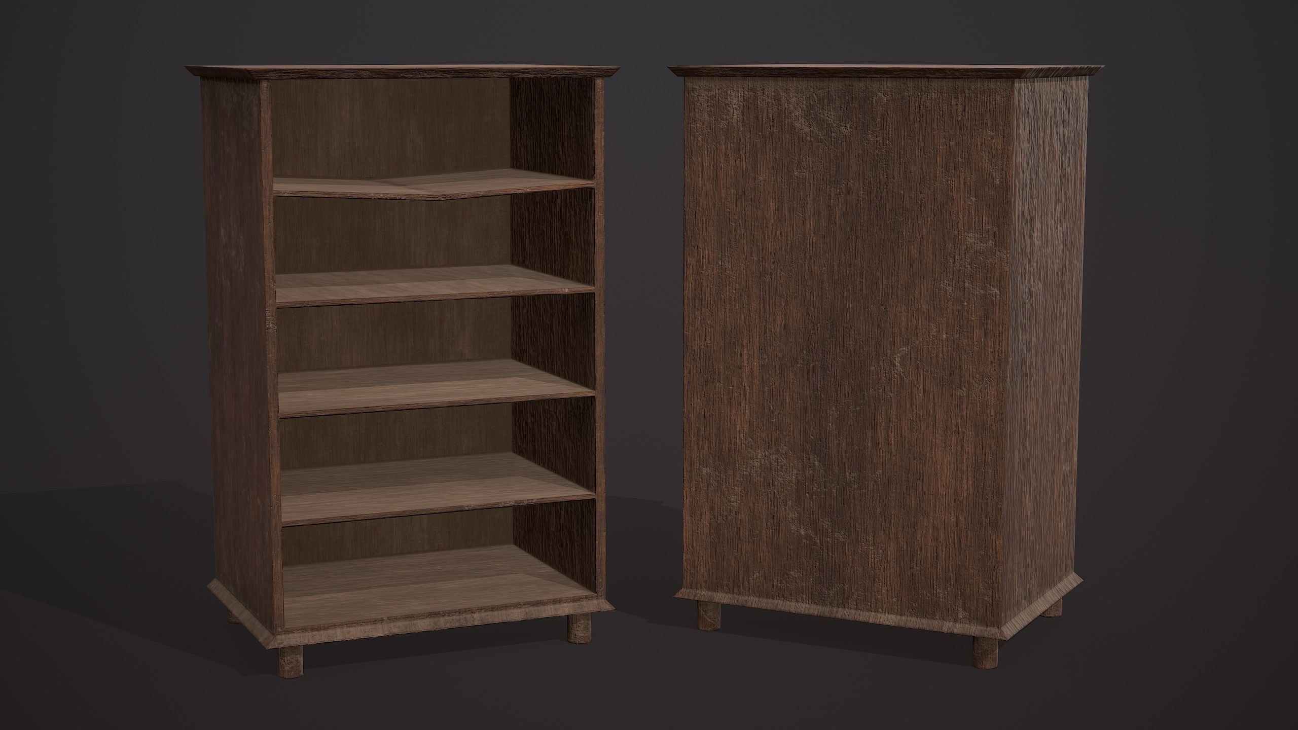 Interior props Low-poly 3D model_17