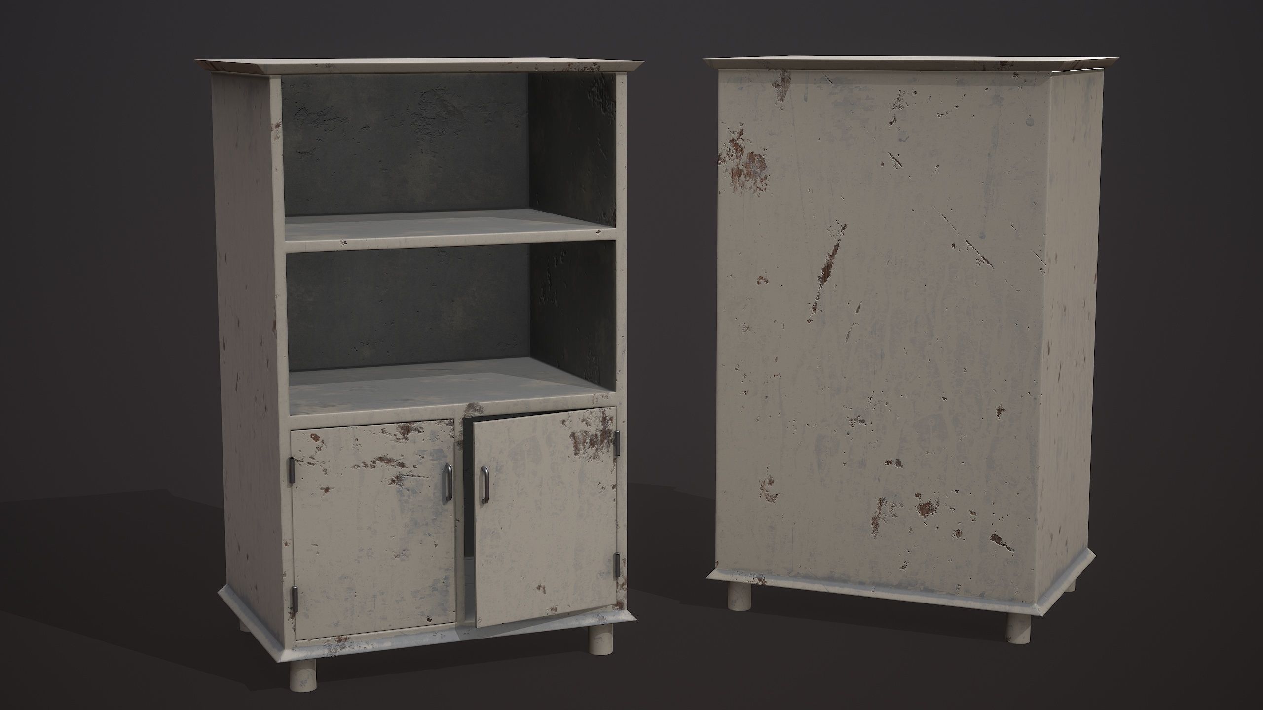 Interior props Low-poly 3D model_9