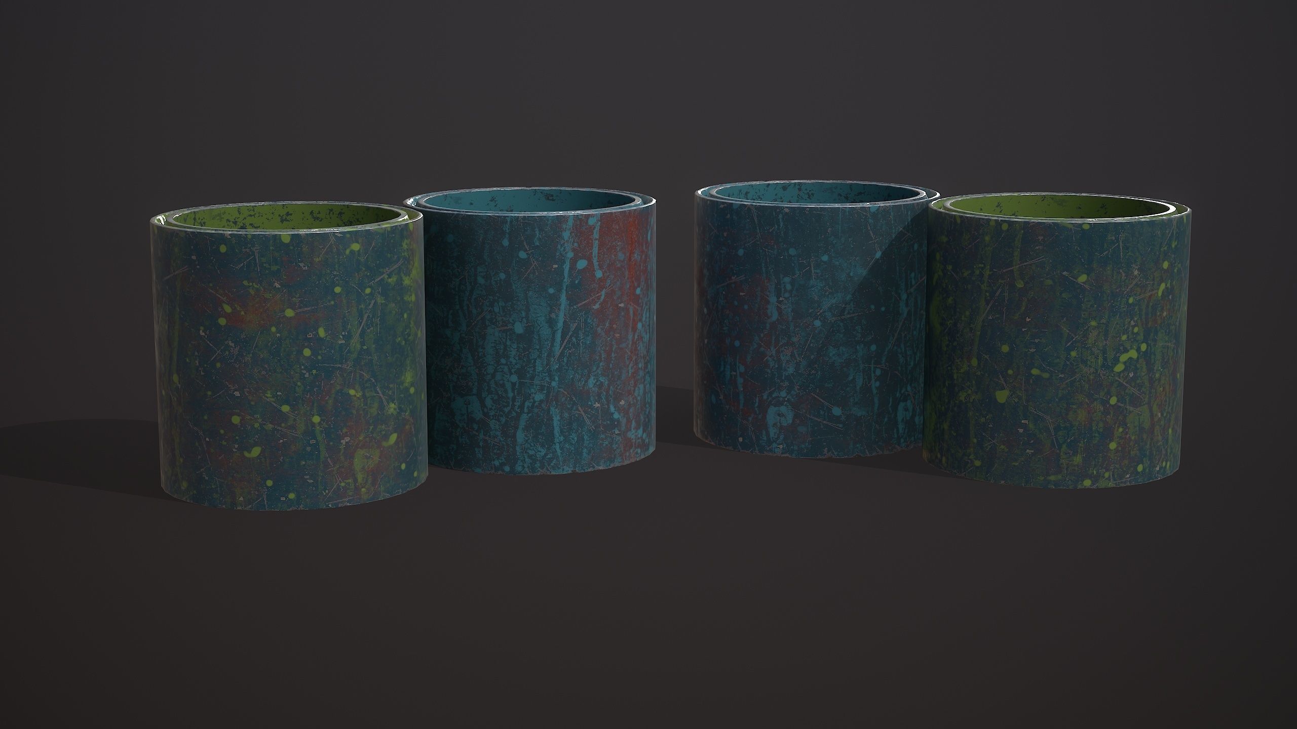 Interior props Low-poly 3D model_15