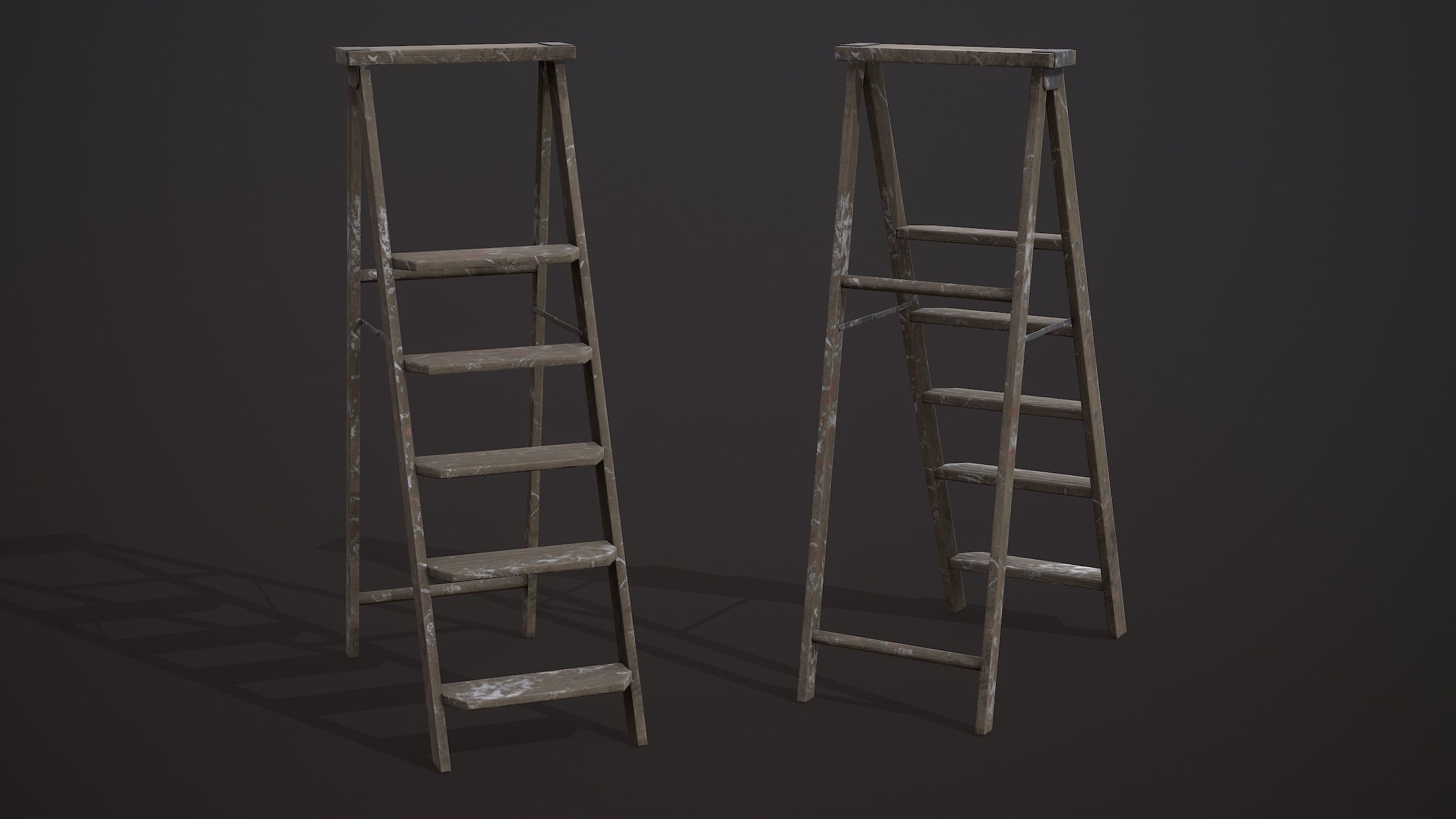 Interior props Low-poly 3D model_12