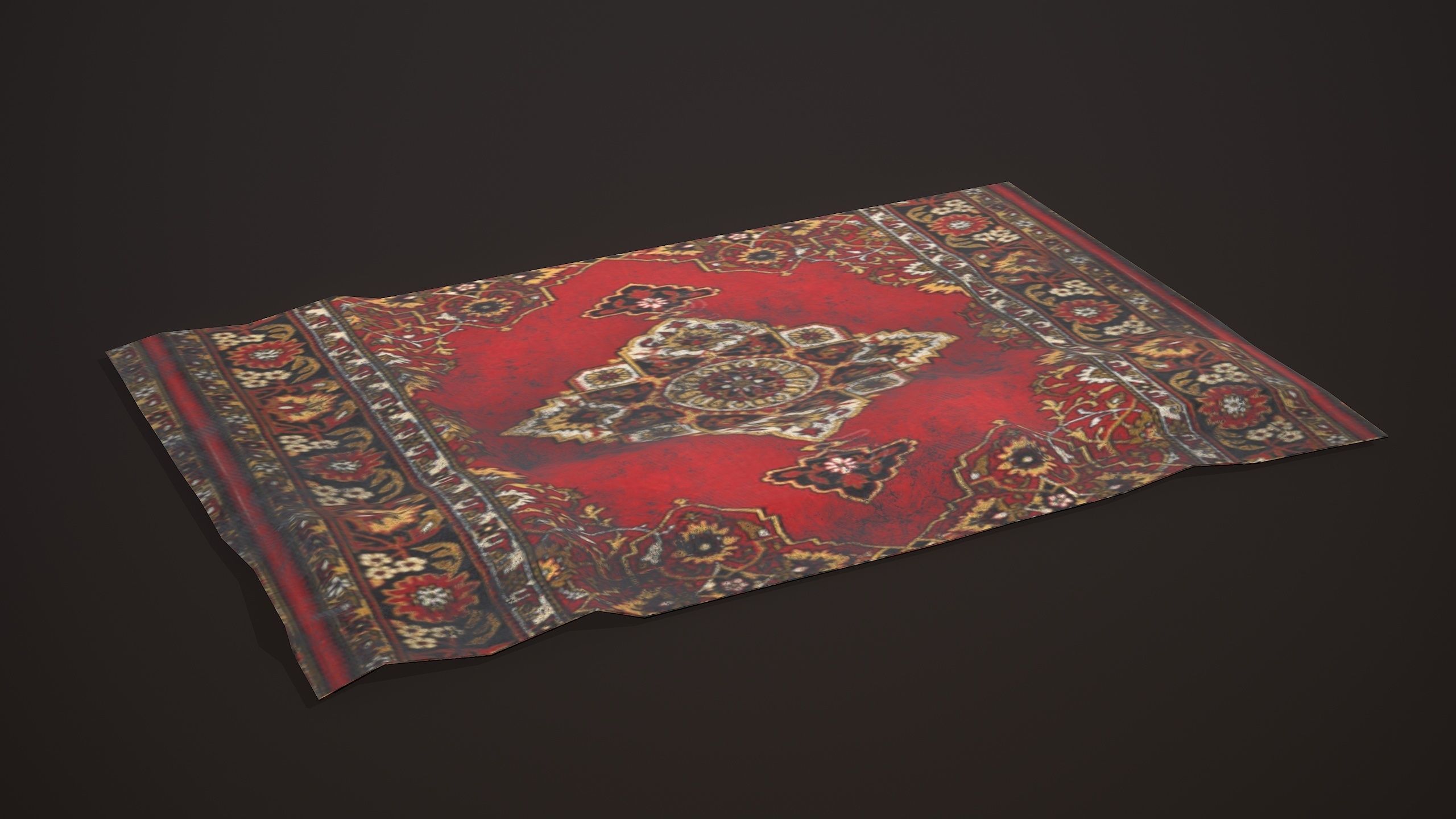 Interior props Low-poly 3D model_16