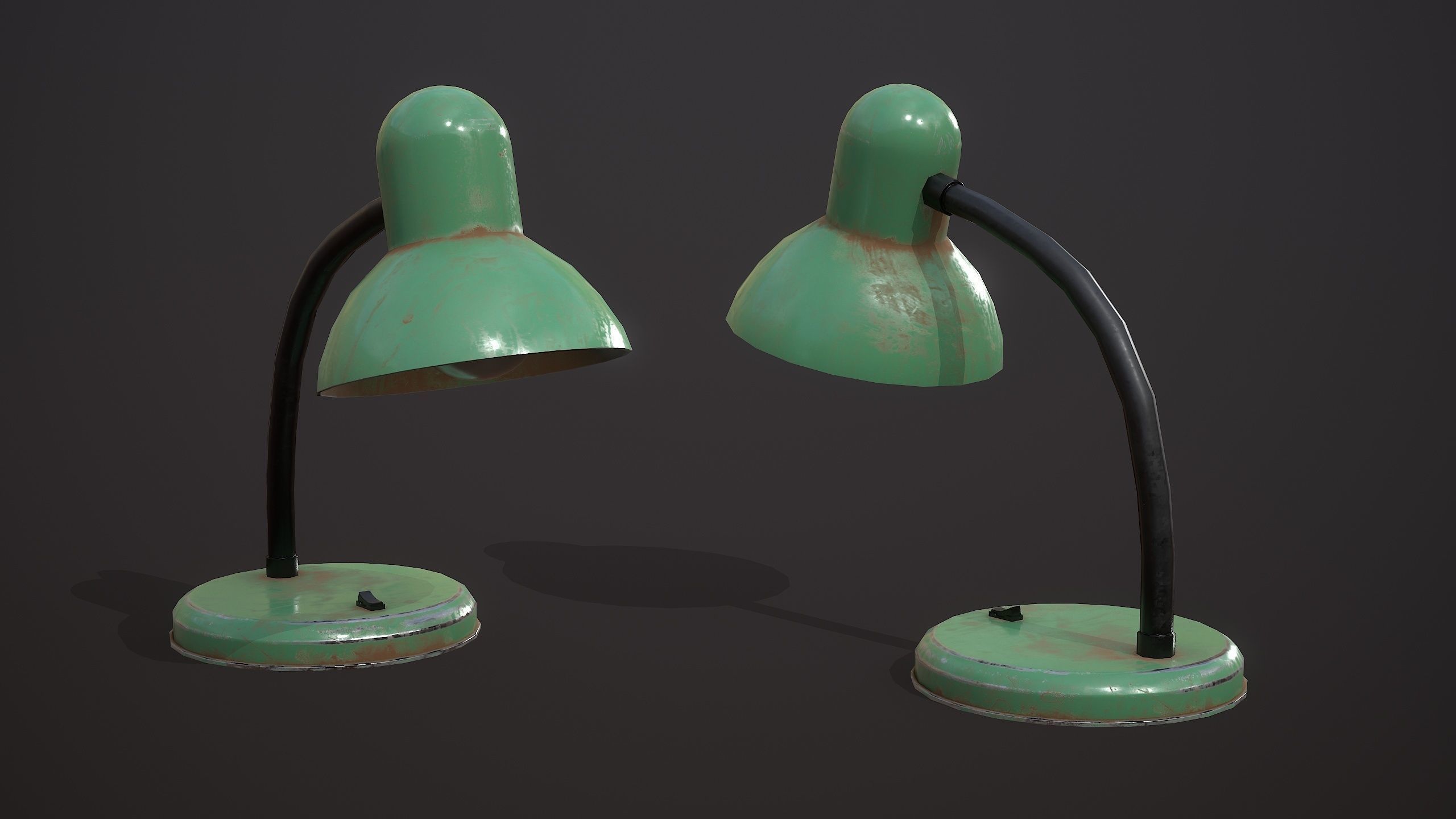 Interior props Low-poly 3D model_13