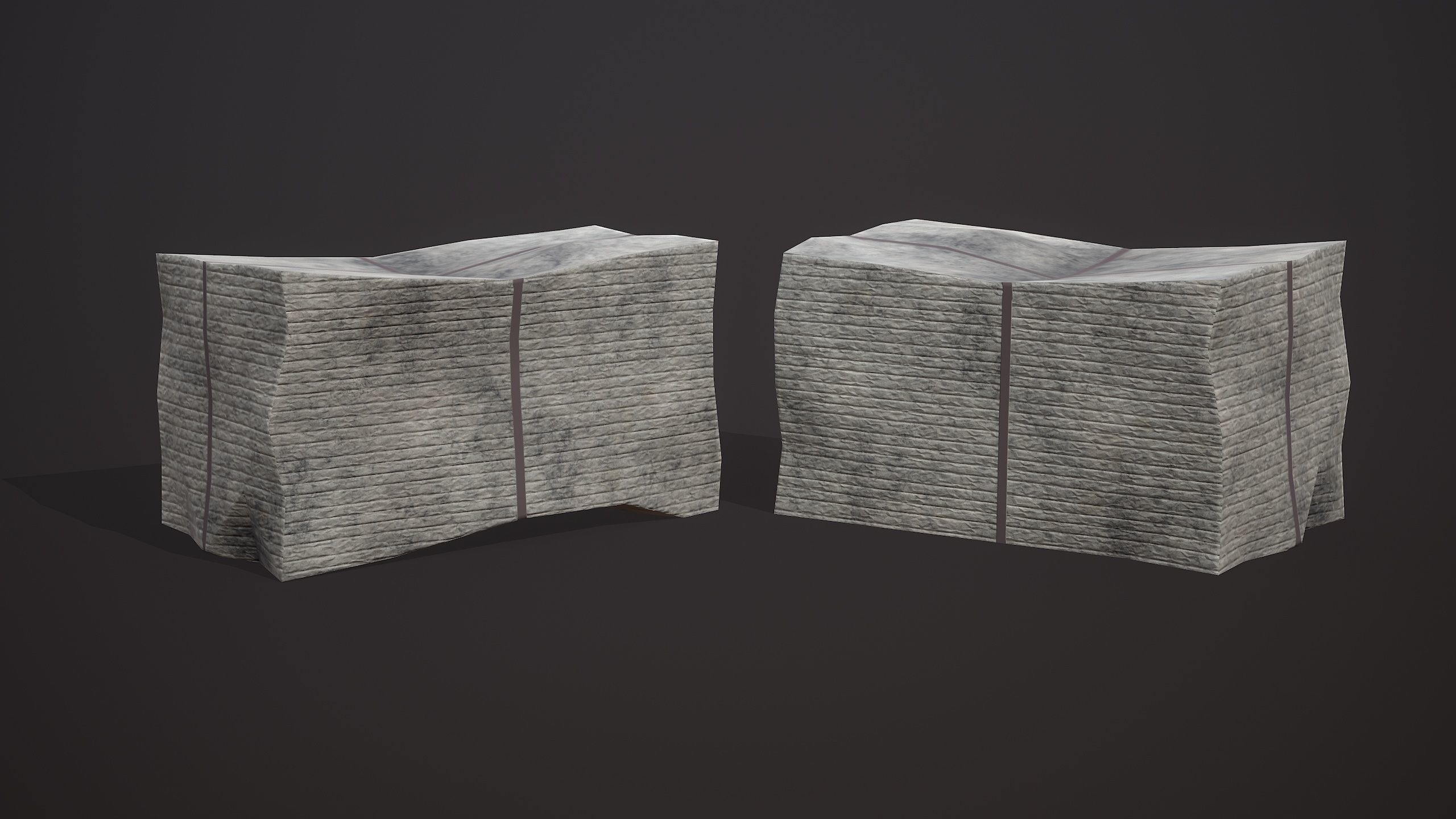 Interior props Low-poly 3D model_19