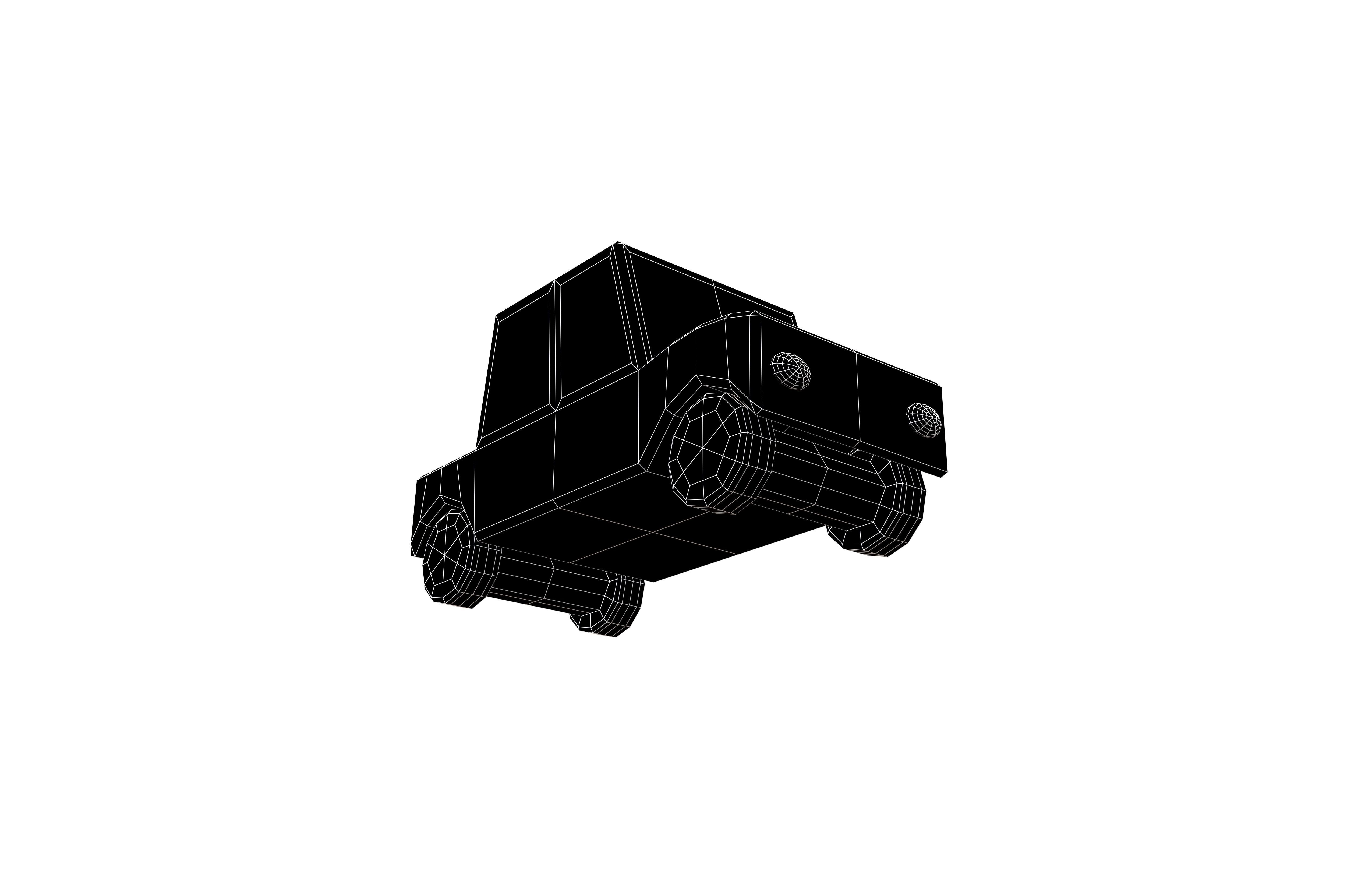 Cartoon Car v1 003 Low-poly 3D model_6