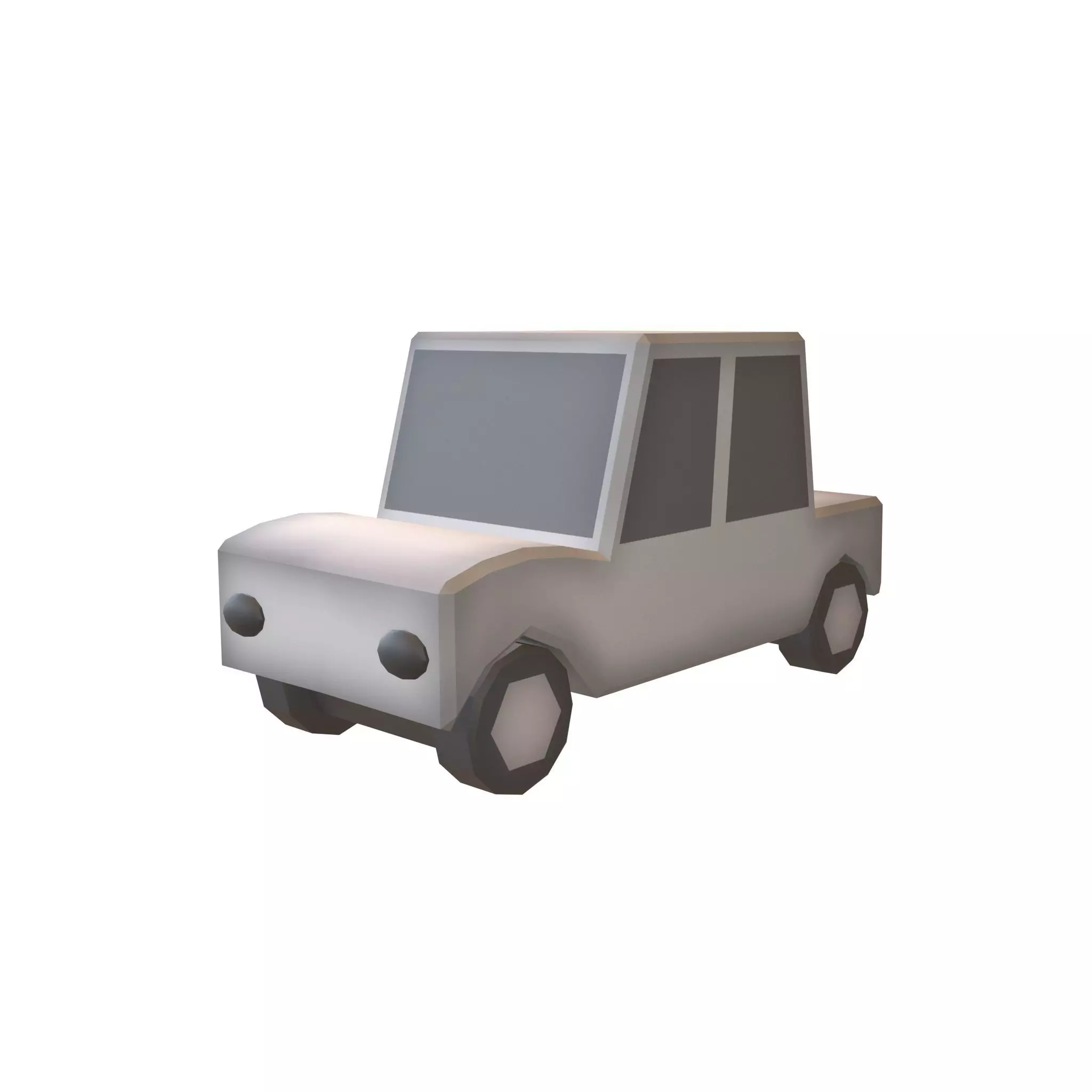 Cartoon Car v1 005 Low-poly 3D model