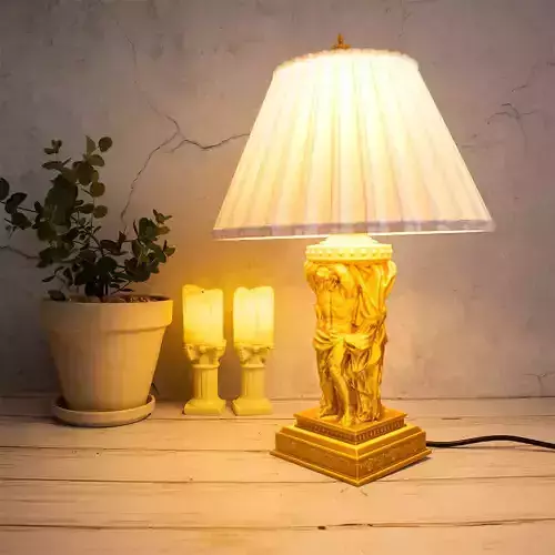 GREEK TABLE LAMP - NO SUPPORTS