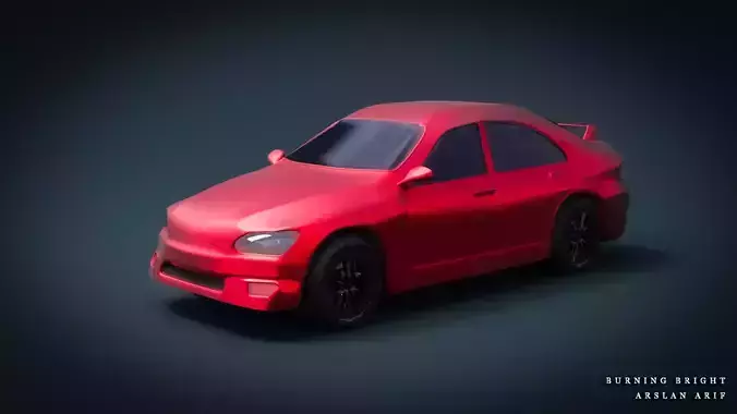 LOW POLY CAR MODEL FOR GAME Free low-poly 3D model