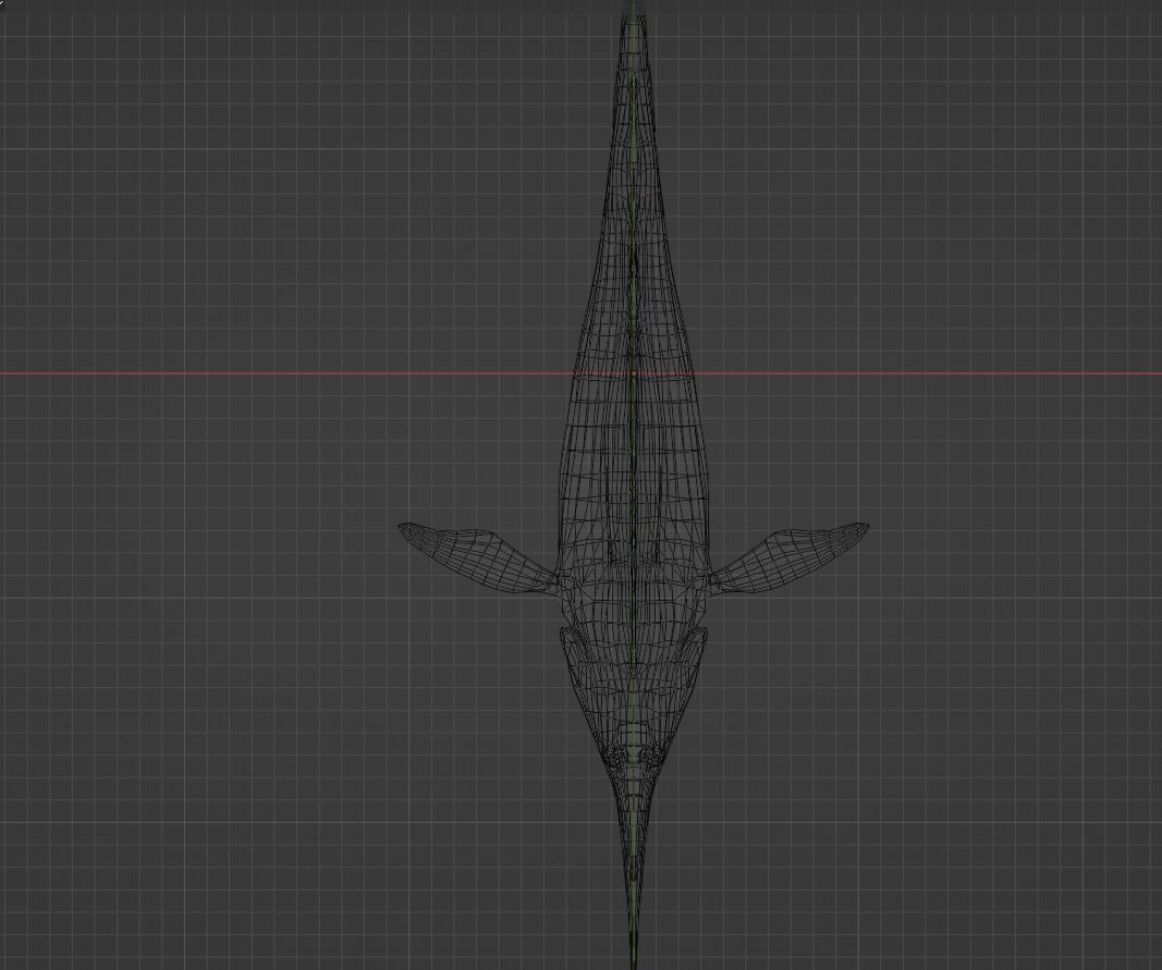 Sword Fish Animated Low-poly 3D model_15