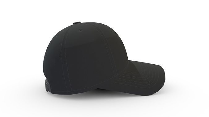 Baseball Hat Low Poly PBR Realistic Low-poly 3D model