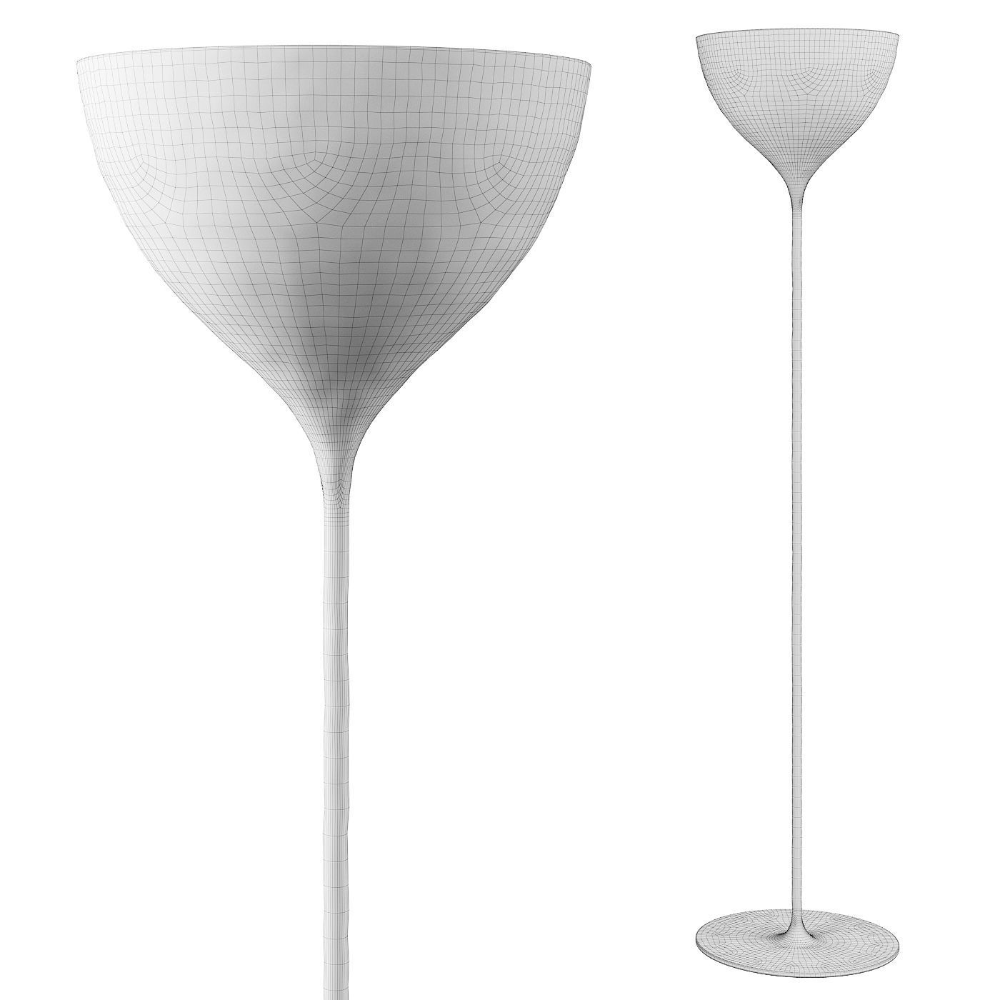 Pablo Floor Uplighter 3D model_3