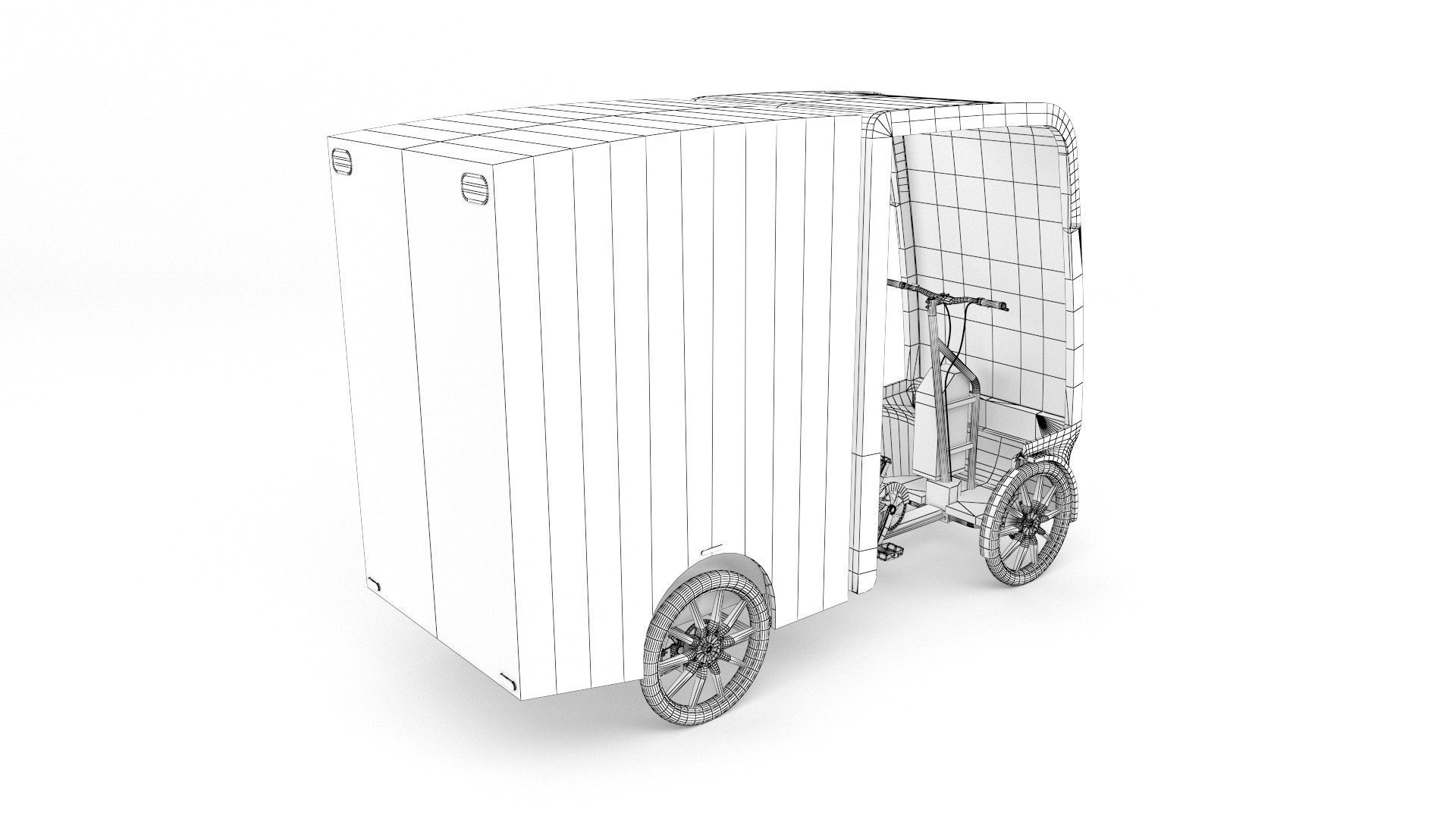 DHL Cargo bike 3D model_14