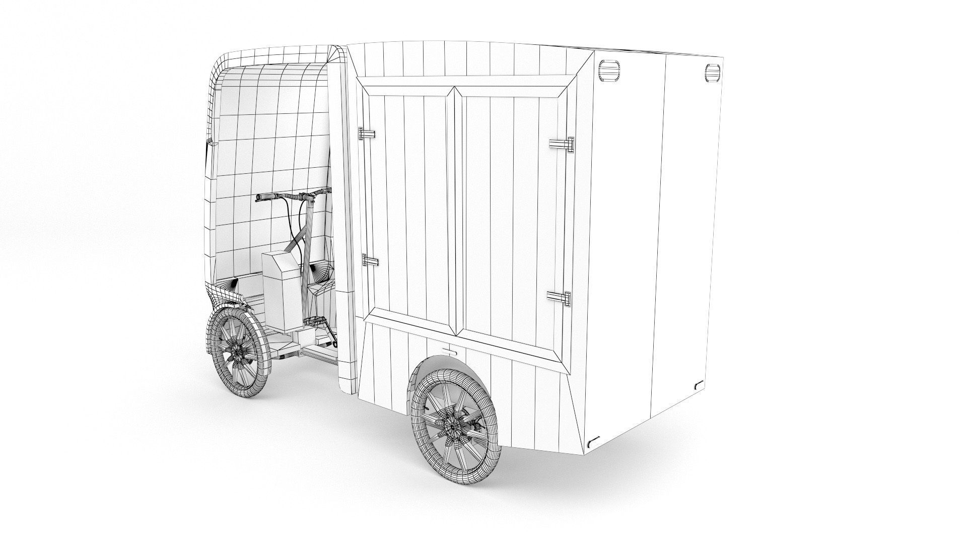 DHL Cargo bike 3D model_15