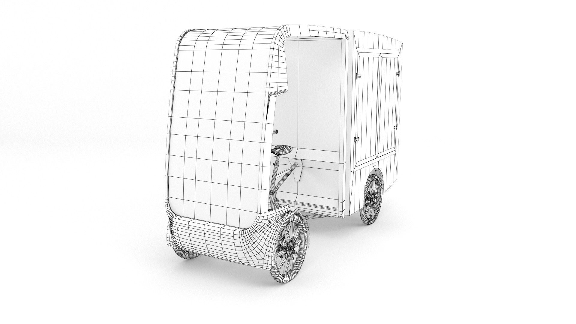 DHL Cargo bike 3D model_17