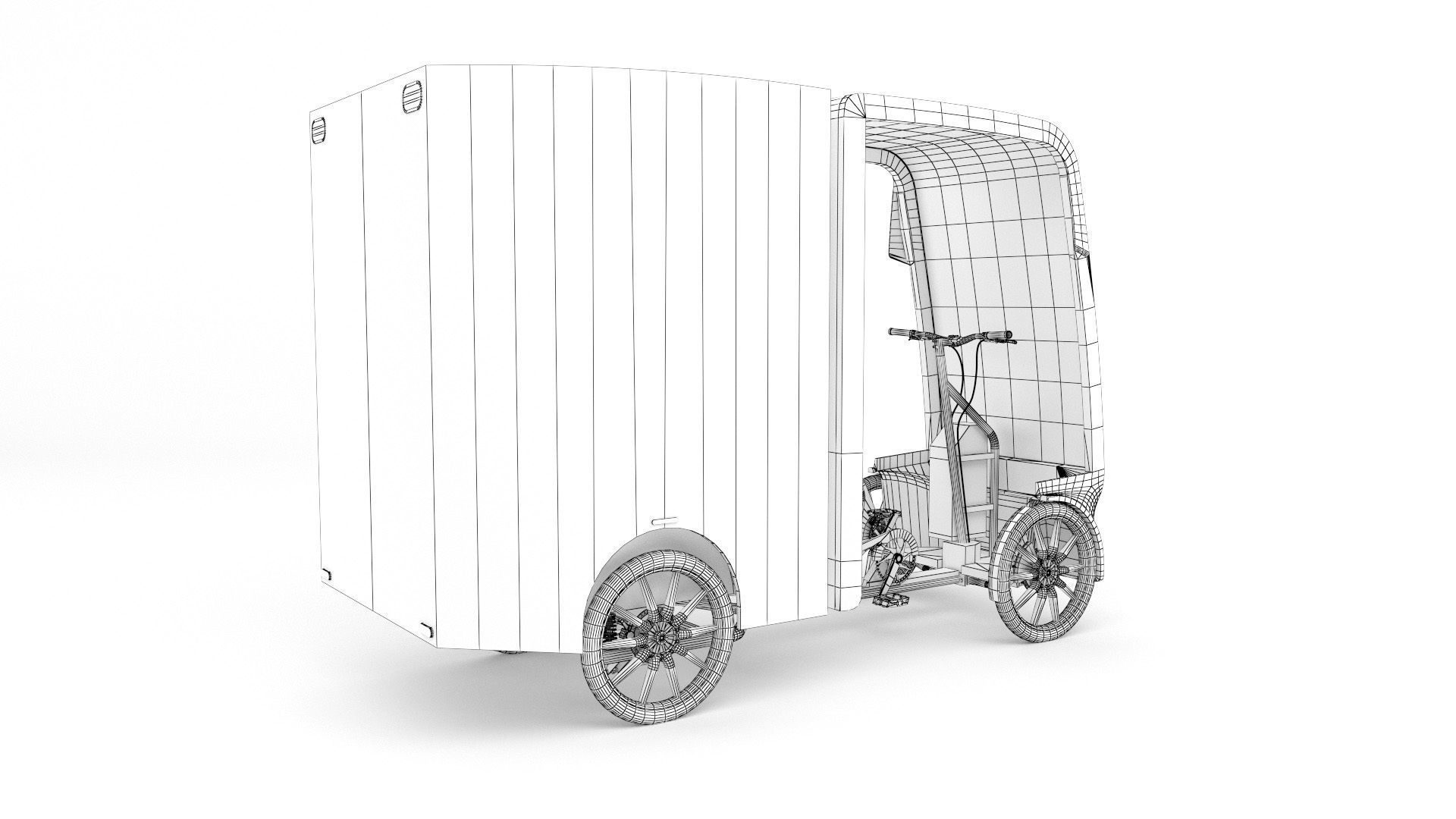 DHL Cargo bike 3D model_13