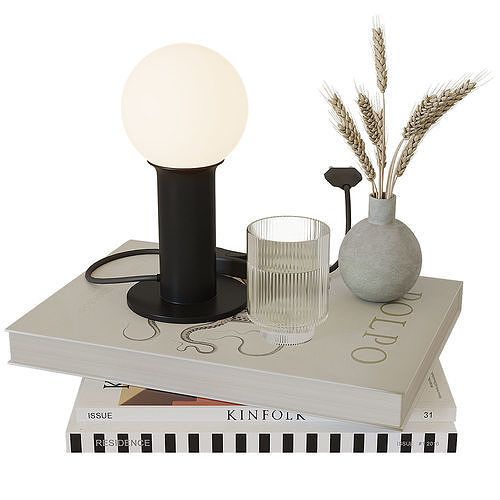 Bedside decor 2 3D model