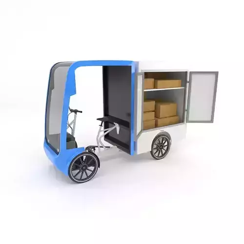 EAV Delivery bike 3D model