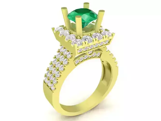 new hongkong diamond women ring 3552