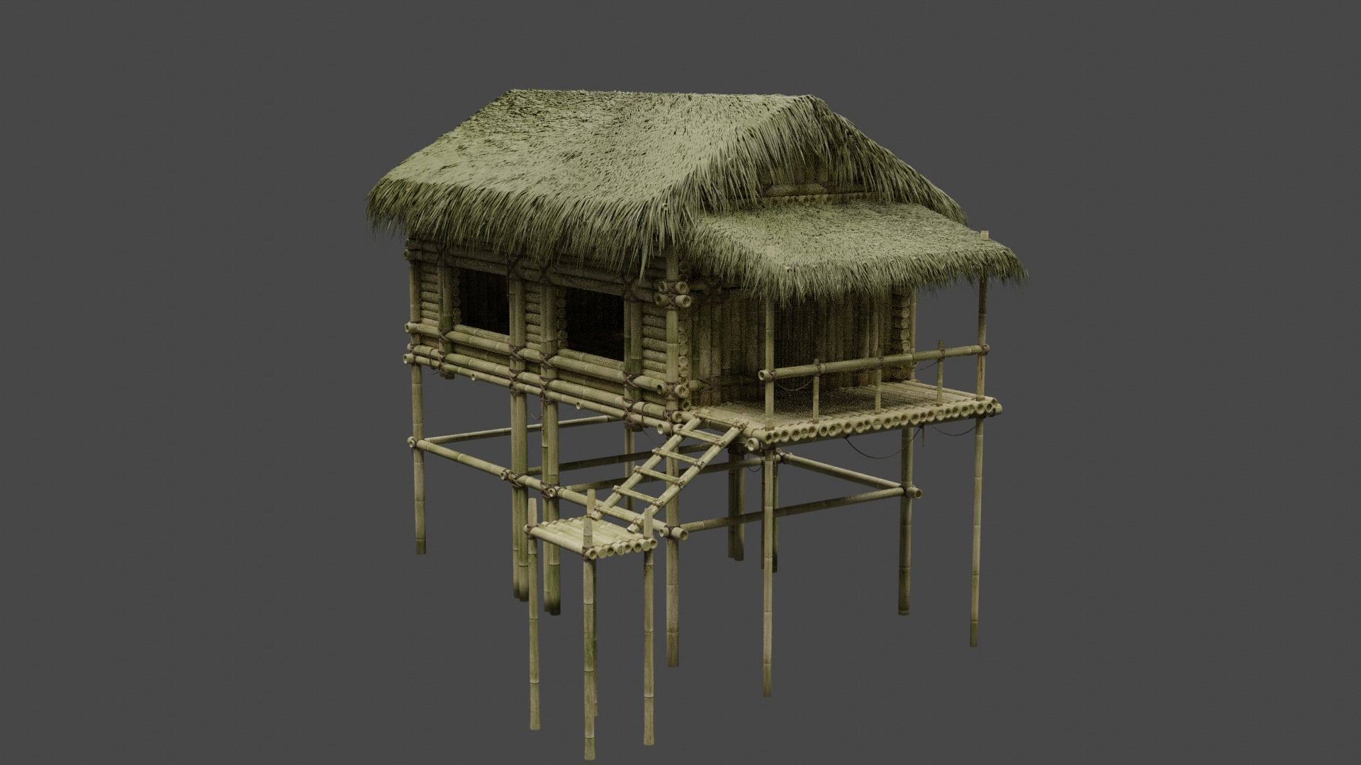 Bamboo Assets Collection 3D model_3