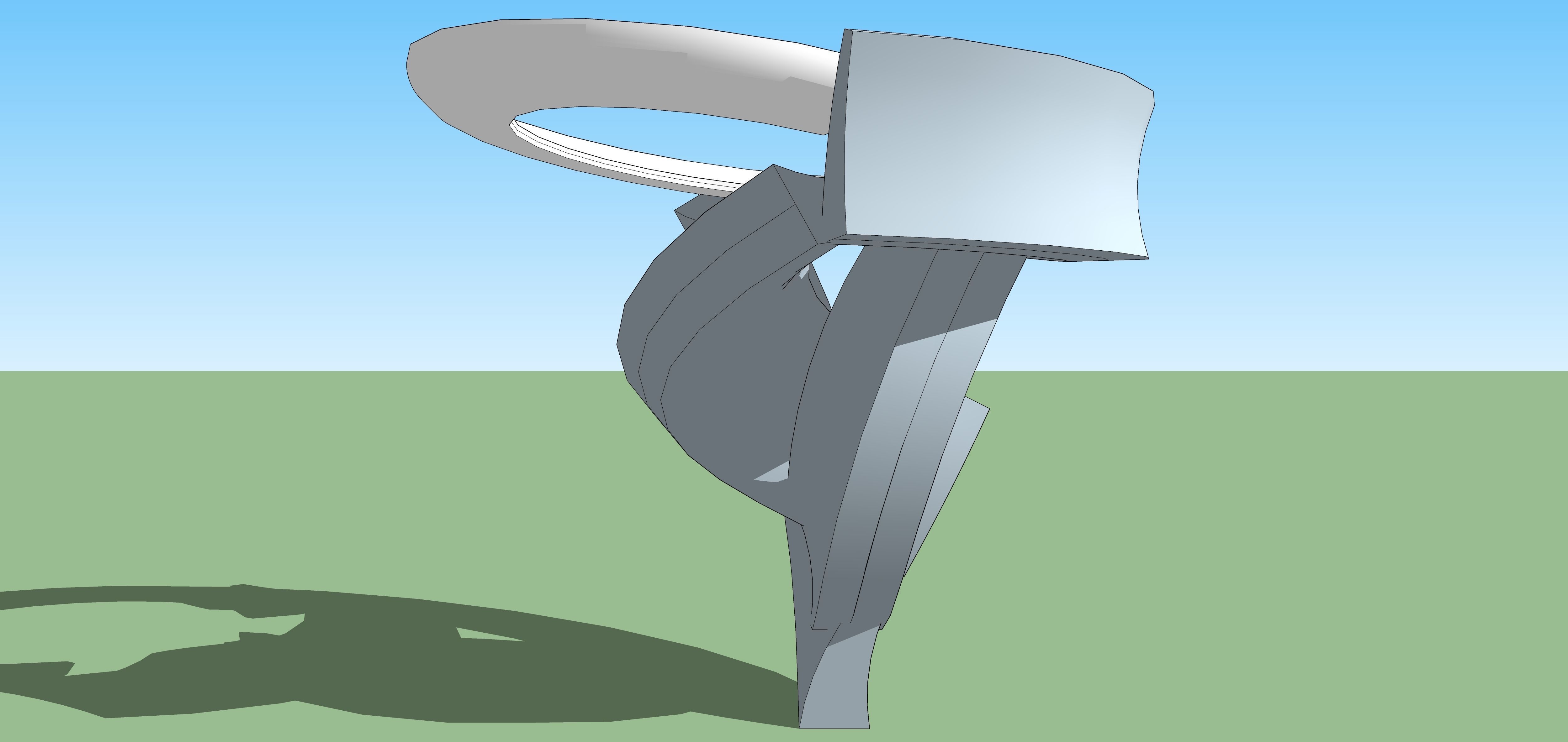 Column Plate artwork 3d sketchup 3D model_4