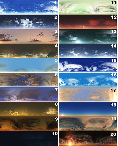 HDRI SKY  Free 3D model