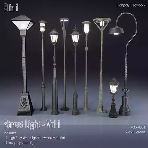Street Light Set- Vol 01