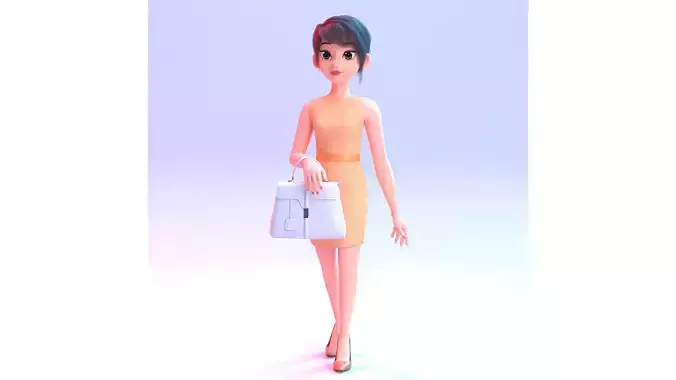 Amy Girl Cartoon Character