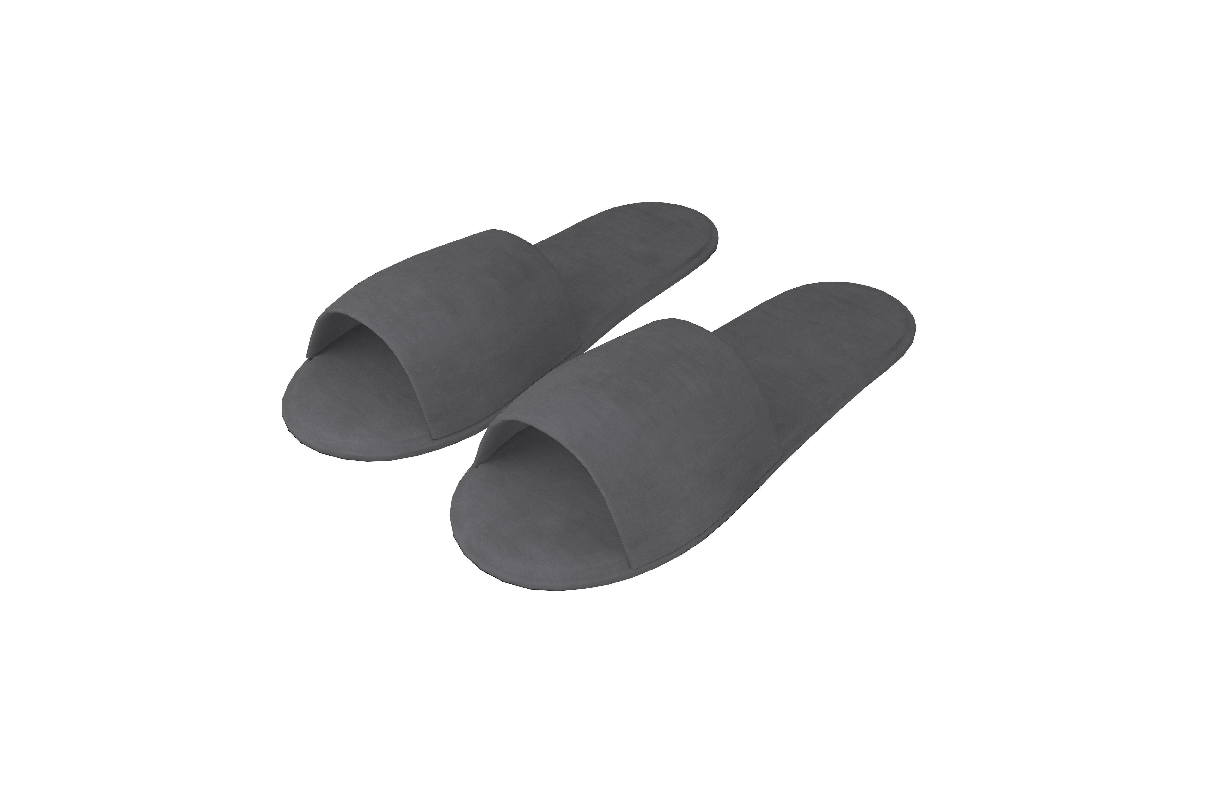 Disposable Slippers Pack Vol 1 Low-poly 3D model_14
