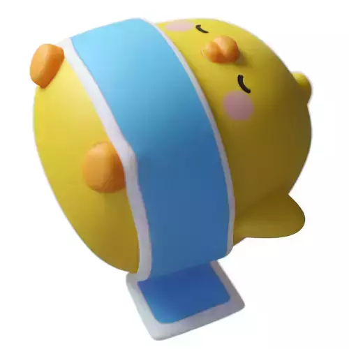 Sleeping Piu Piu 3D model
