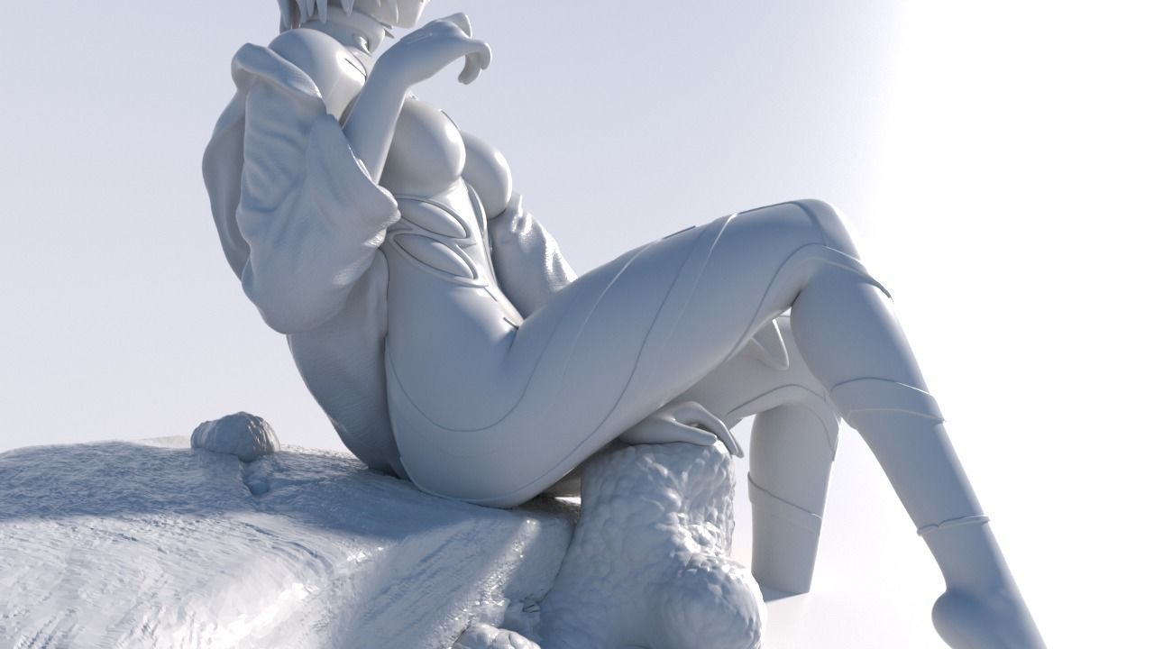 Ayanami Rei 3D print model_1