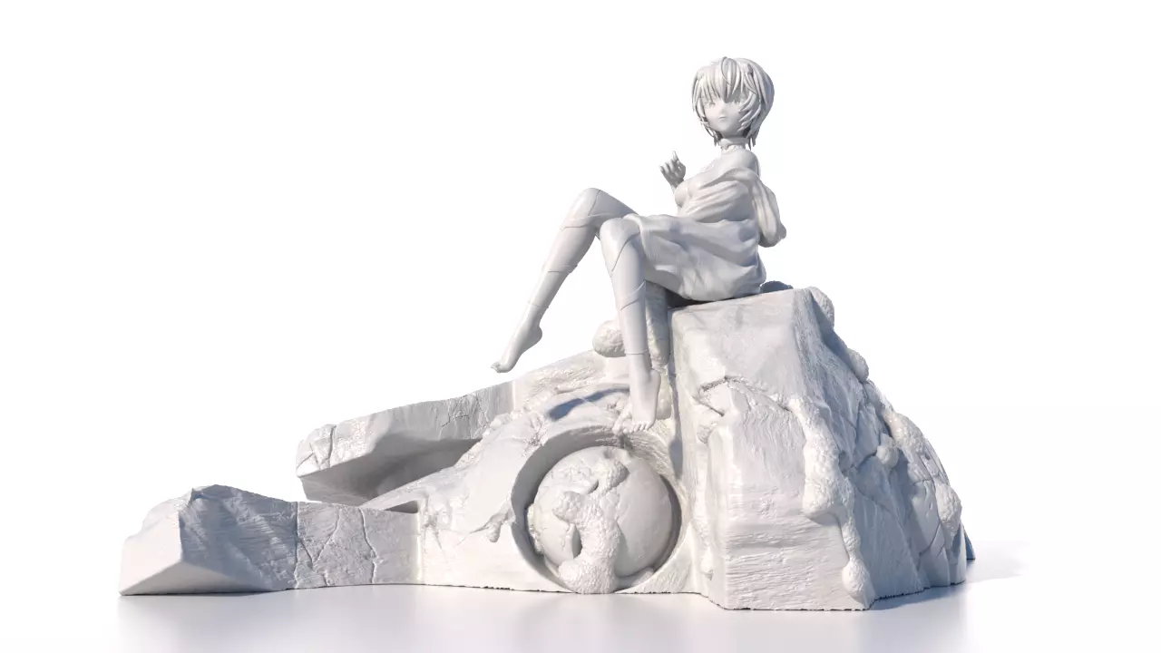 Ayanami Rei 3D print model_0