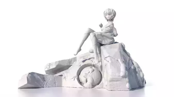 Ayanami Rei 3D print model