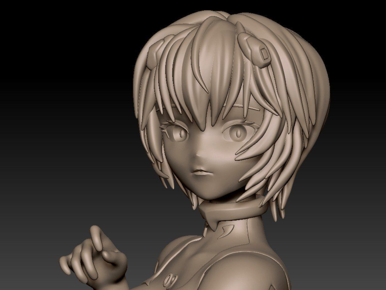 Ayanami Rei 3D print model_4
