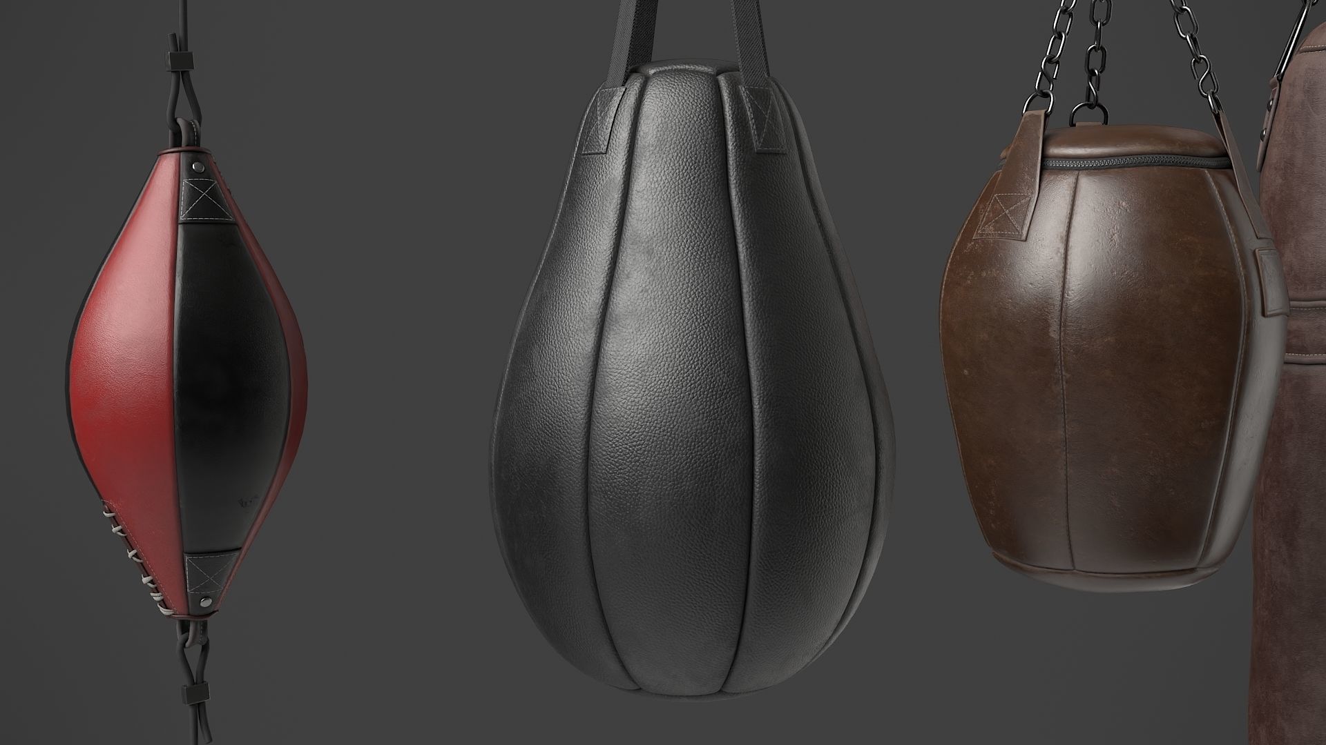 Set of Punching Bags 3D Model Collection_19