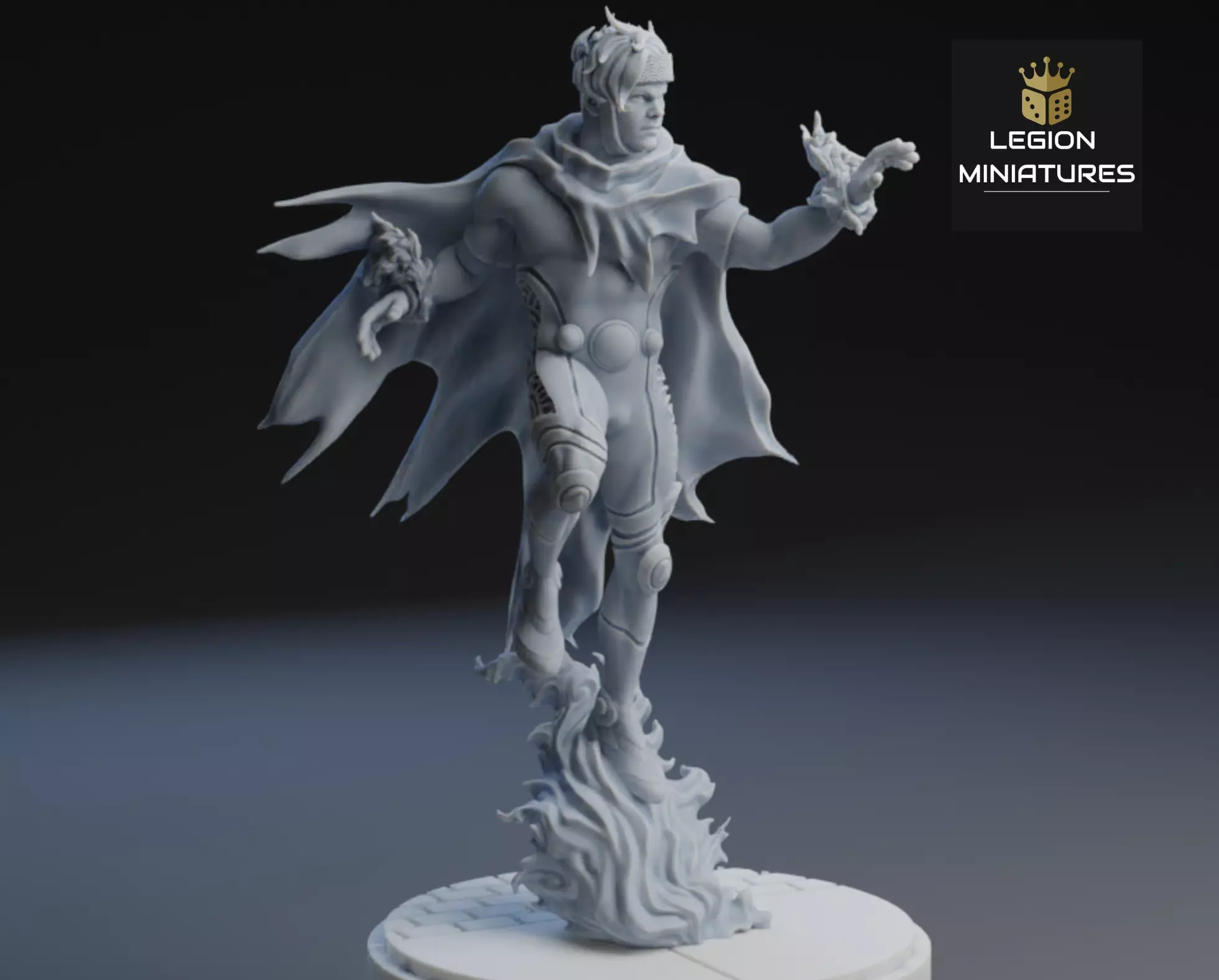MARVEL CRISIS PROTOCOL WICCAN PRESUPPORTED INCLUDED 3D print model_0