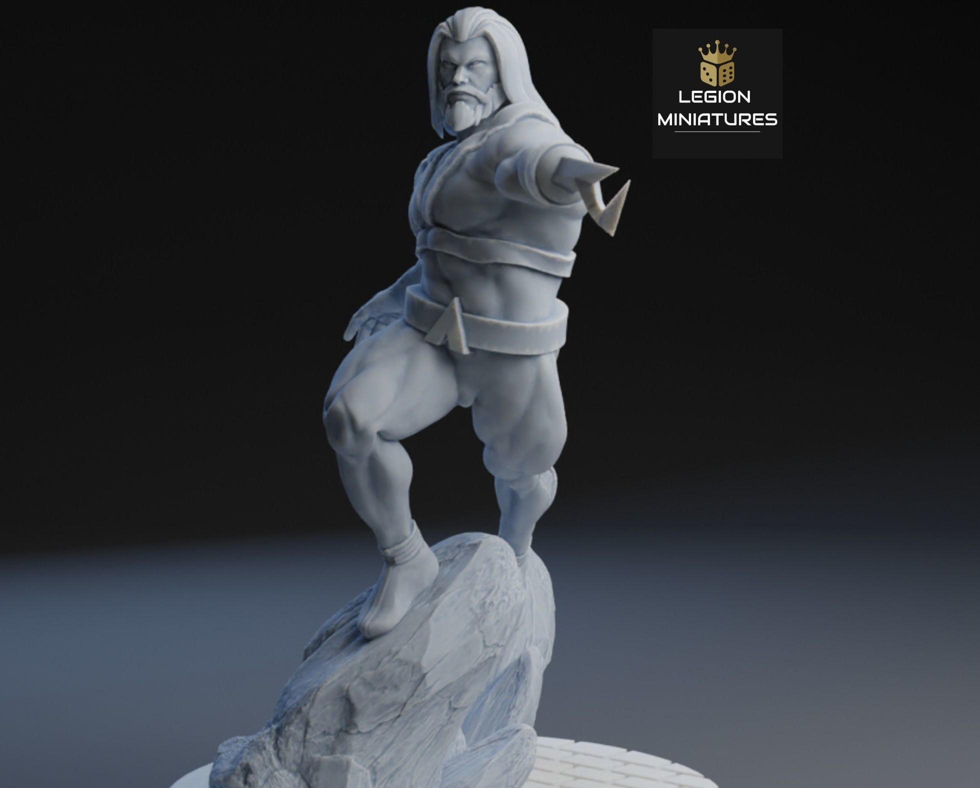 MARVEL CRISIS PROTOCOL AQUAMAN PRESUPPORTED INCLUDED 3D print model_1
