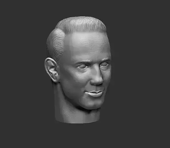 Head 4 bust of steve mcqueen 3D print model