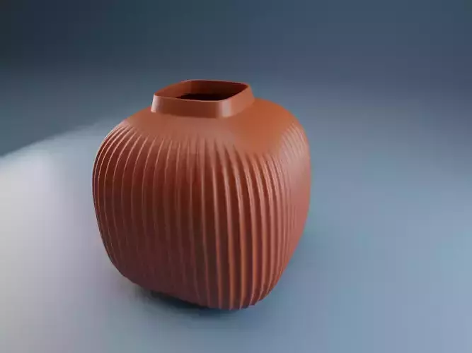 Vase cube pumpikin