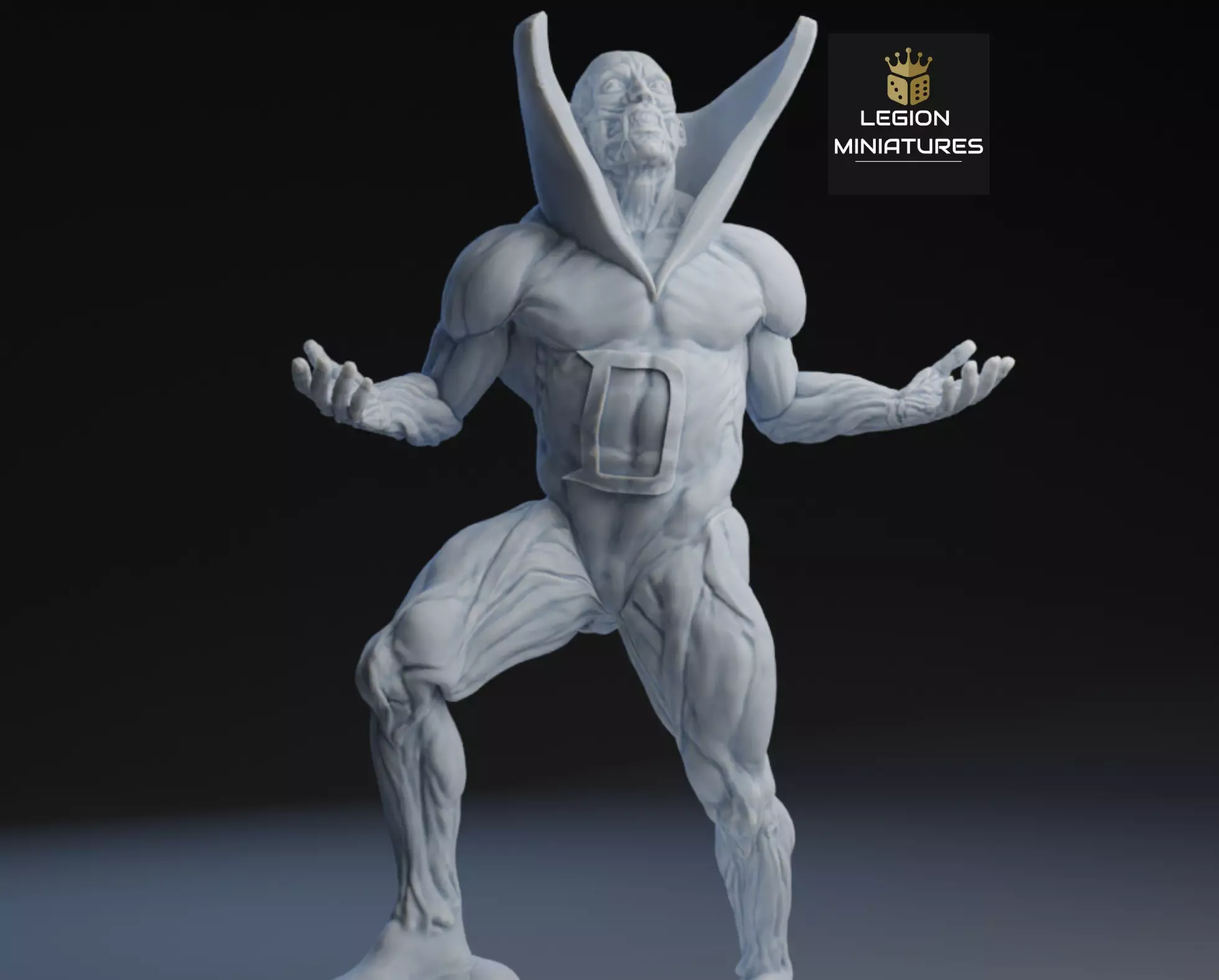 MARVEL CRISIS PROTOCOL DEADMAN PRESUPPORTED INCLUDED 3D print model_0