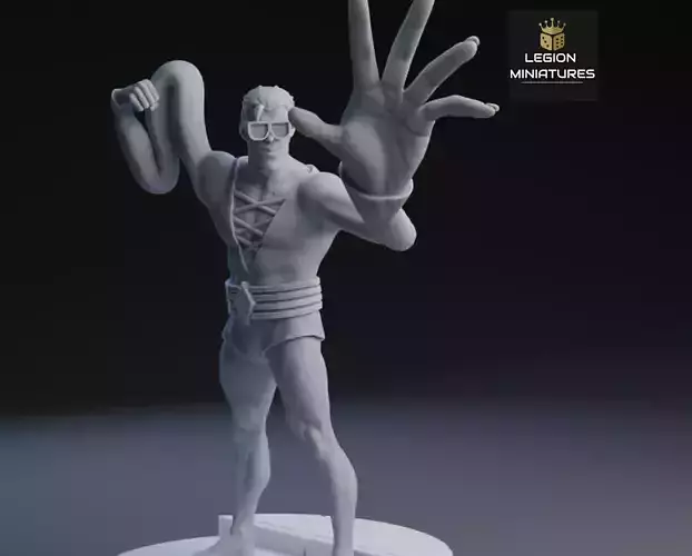 MARVEL CRISIS PROTOCOL PLASTICMAN PRESUPPORTED INCLUDED 3D print model
